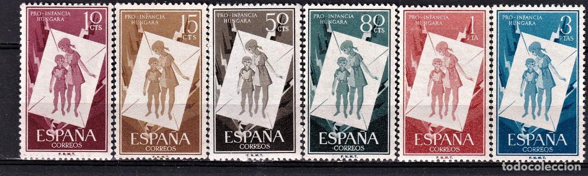 Briefmarken: Sellos Espa&ntilde;a A&ntilde;o 1956 edifil 1200/05 nuevo sin fijasello Valor cat. 30&euro;