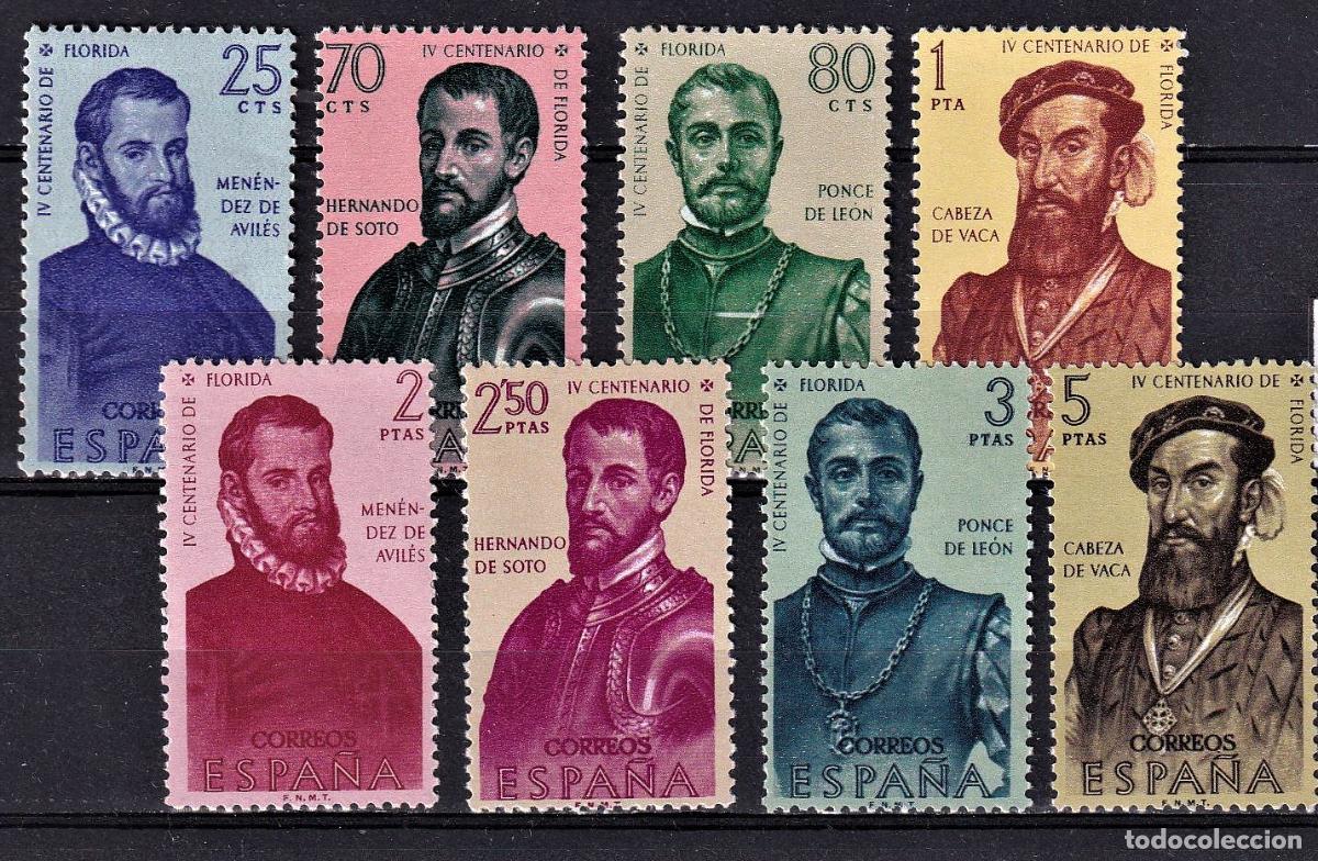 Briefmarken: Sellos Espa&ntilde;a A&ntilde;o 1960 edifil 1298/05 nuevo sin fijasello Valor cat. 8,25&euro;