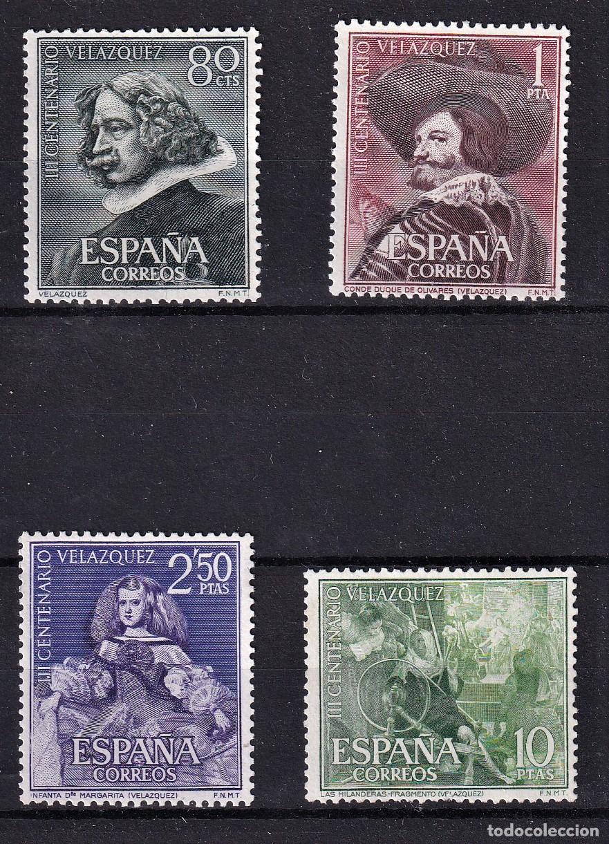 Selos: Sellos Espa&ntilde;a A&ntilde;o 1961 edifil 1340/43 nuevo sin fijasello Valor cat. 21&euro;