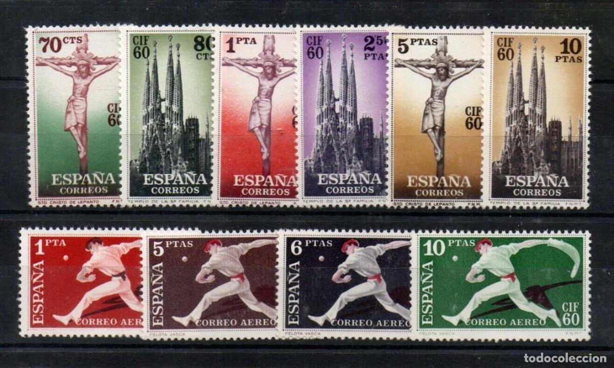 Sellos: Sellos Espa&ntilde;a A&ntilde;o 1960 edifil 1280/89 nuevo sin fijasello Valor cat. 34&euro;