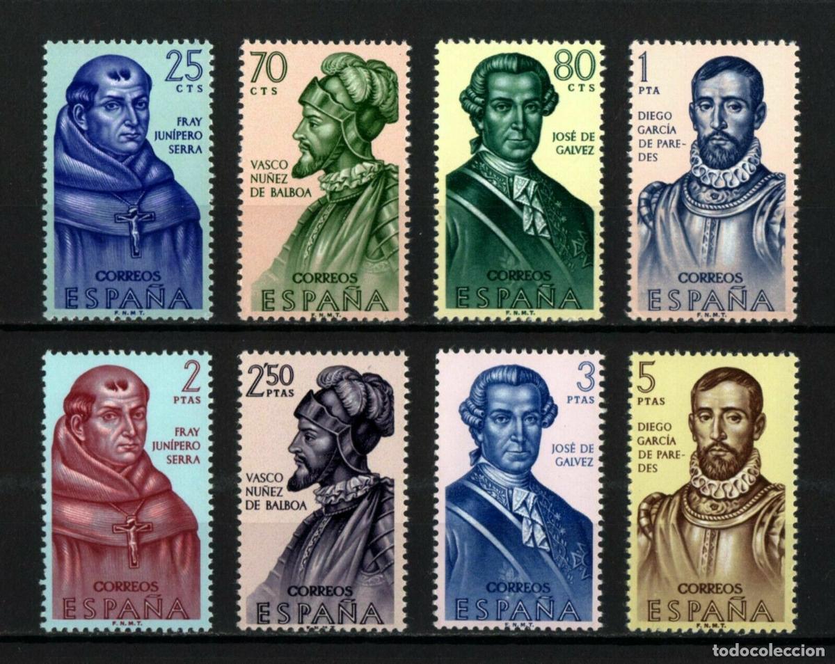 Sellos: Sellos Espa&ntilde;a A&ntilde;o 1963 edifil 1526/33 nuevo sin fijasello Valor cat. 11,75&euro;