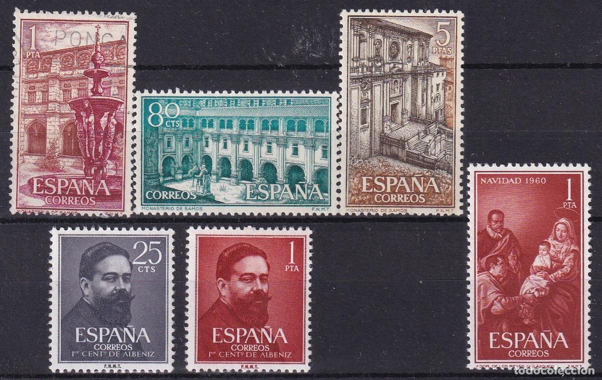 Sellos: Sellos Espa&ntilde;a A&ntilde;o 1960 edifil 1320/25 nuevo sin fijasello Valor cat. 4,15&euro;