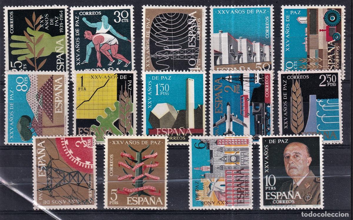 Sellos: Sellos Espa&ntilde;a A&ntilde;o 1964 edifil 1576/89 nuevo sin fijasello Valor cat. 4,50&euro;
