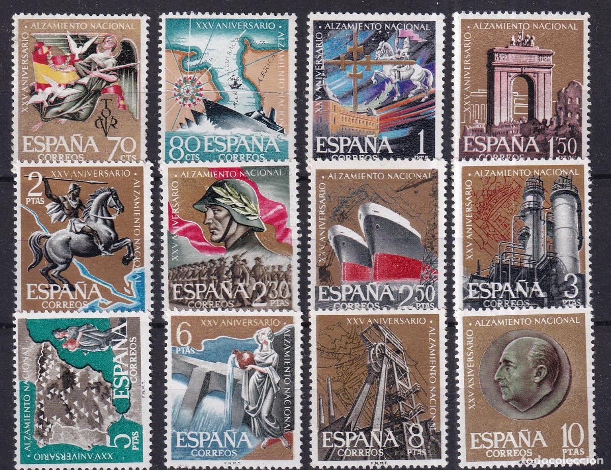 Stamps: Sellos Espa&ntilde;a A&ntilde;o 1961 edifil 1353/64 nuevo sin fijasello Valor cat. 8,50&euro;