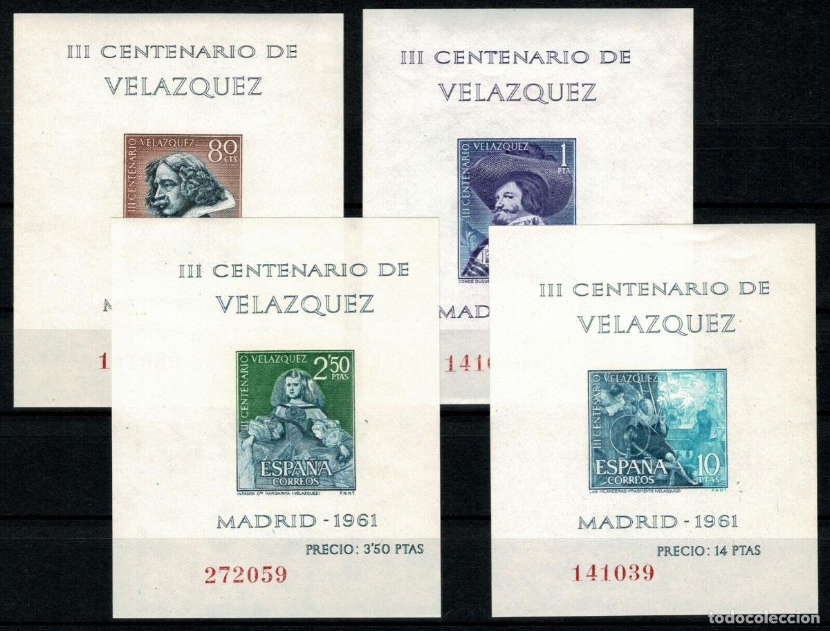 Sellos: Sellos Espa&ntilde;a A&ntilde;o 1961 edifil 1344/47 nuevo sin fijasello Valor cat. 36&euro;