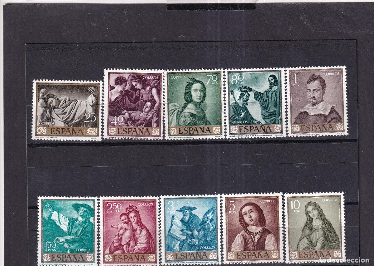 Briefmarken: Sellos Espa&ntilde;a A&ntilde;o 1962 edifil 1418/27 nuevo sin fijasello Valor cat. 22&euro;