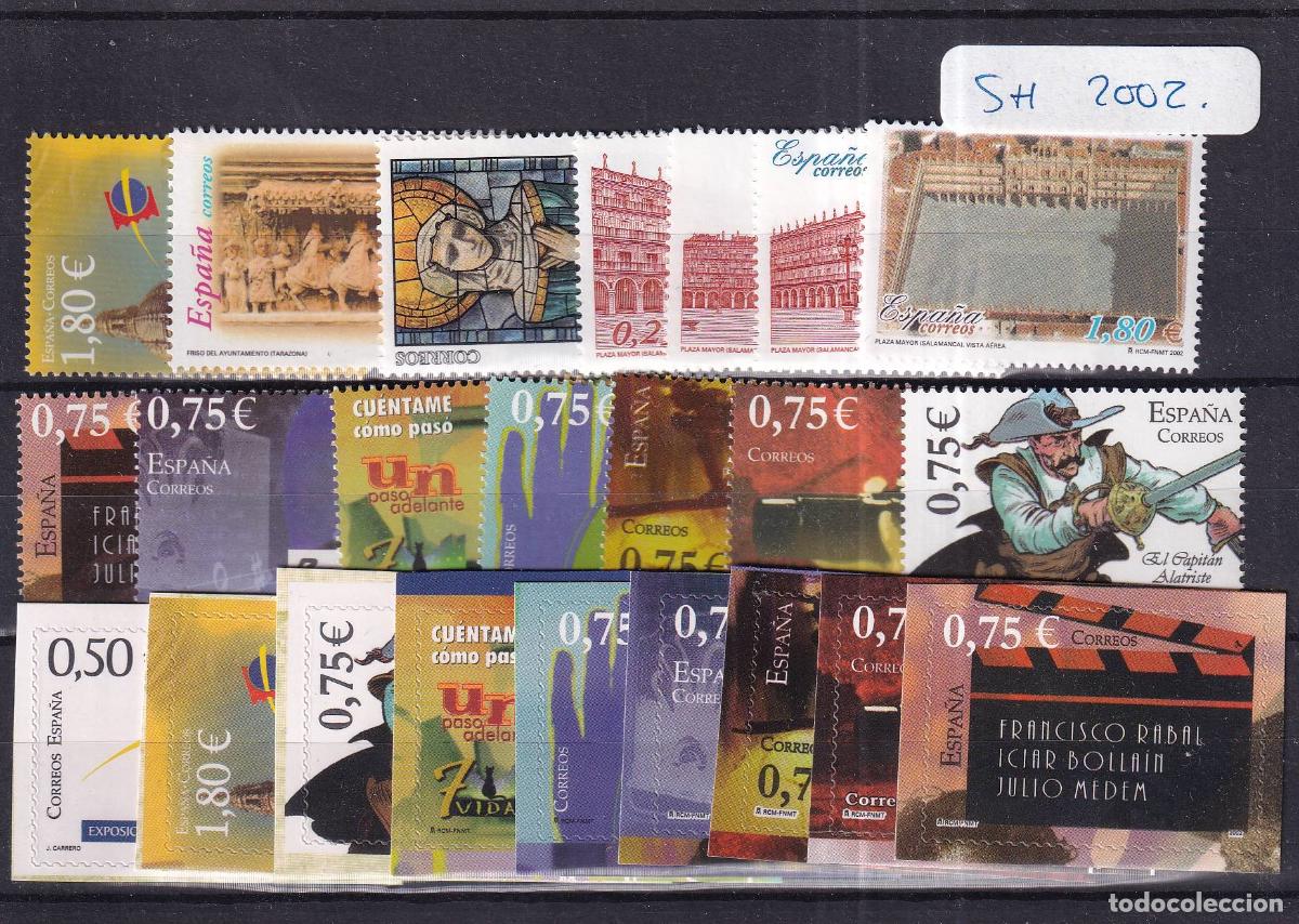 Briefmarken: Sellos de las Hojitas boque del a&ntilde;o 2002 completo facial 14,99&euro;