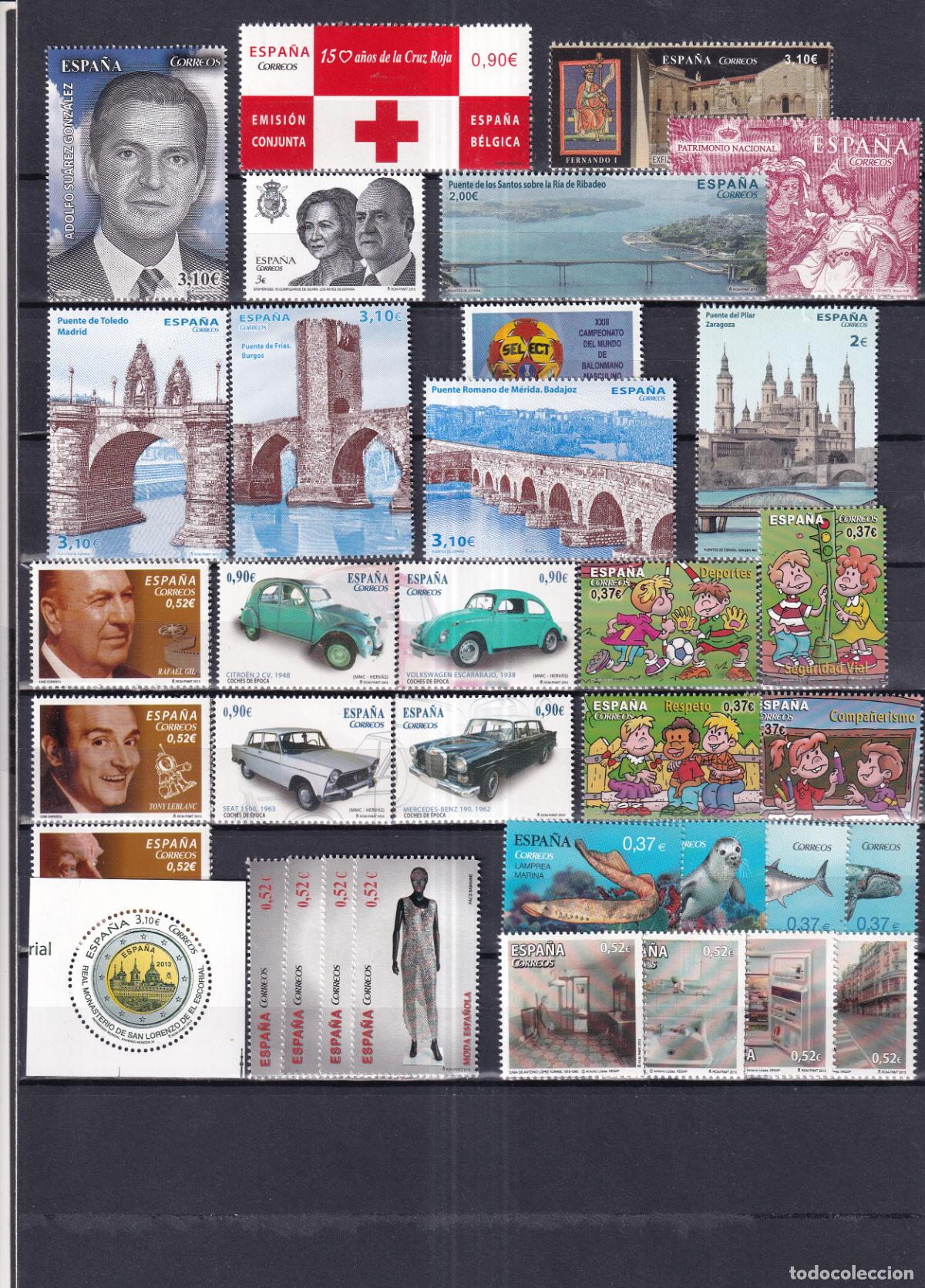 Briefmarken: Sellos de las Hojitas boque del a&ntilde;o 2013 completo facial 42,80&euro;