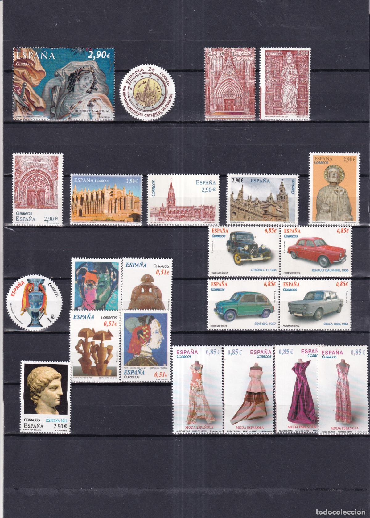 Briefmarken: Sellos de las Hojitas boque del a&ntilde;o 2012 completo facial 37,90&euro;