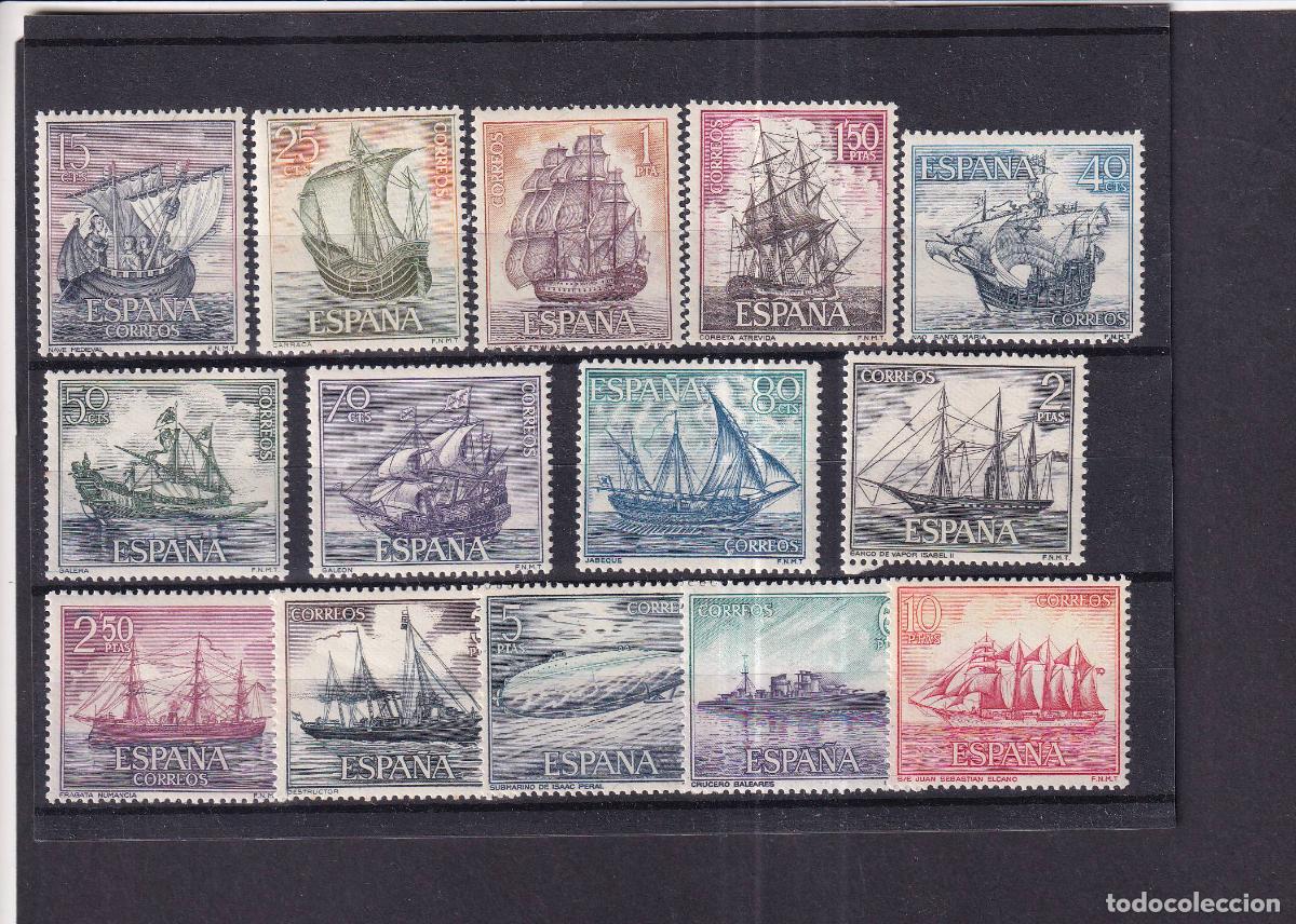 Briefmarken: Sellos Espa&ntilde;a A&ntilde;o 1964 edifil 1599/12 nuevo sin fijasello Valor cat. 5&euro;