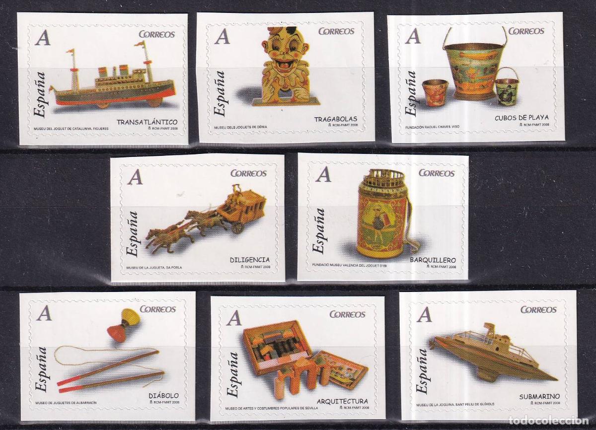 Briefmarken: Sellos hoja del carne de 2008 en nuevo sin fijasello