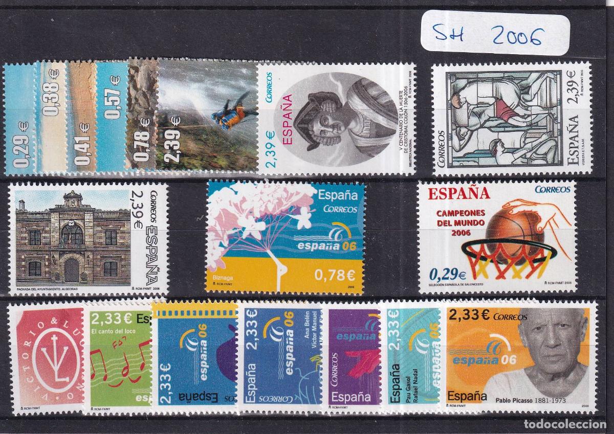 Briefmarken: Sellos de las Hojitas boque del a&ntilde;o 2006 completo facial 29,37&euro;