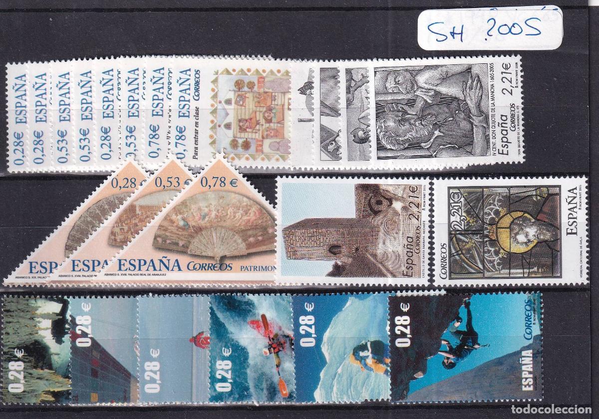 Briefmarken: Sellos de las Hojitas boque del a&ntilde;o 2005 completo facial 15,48&euro;