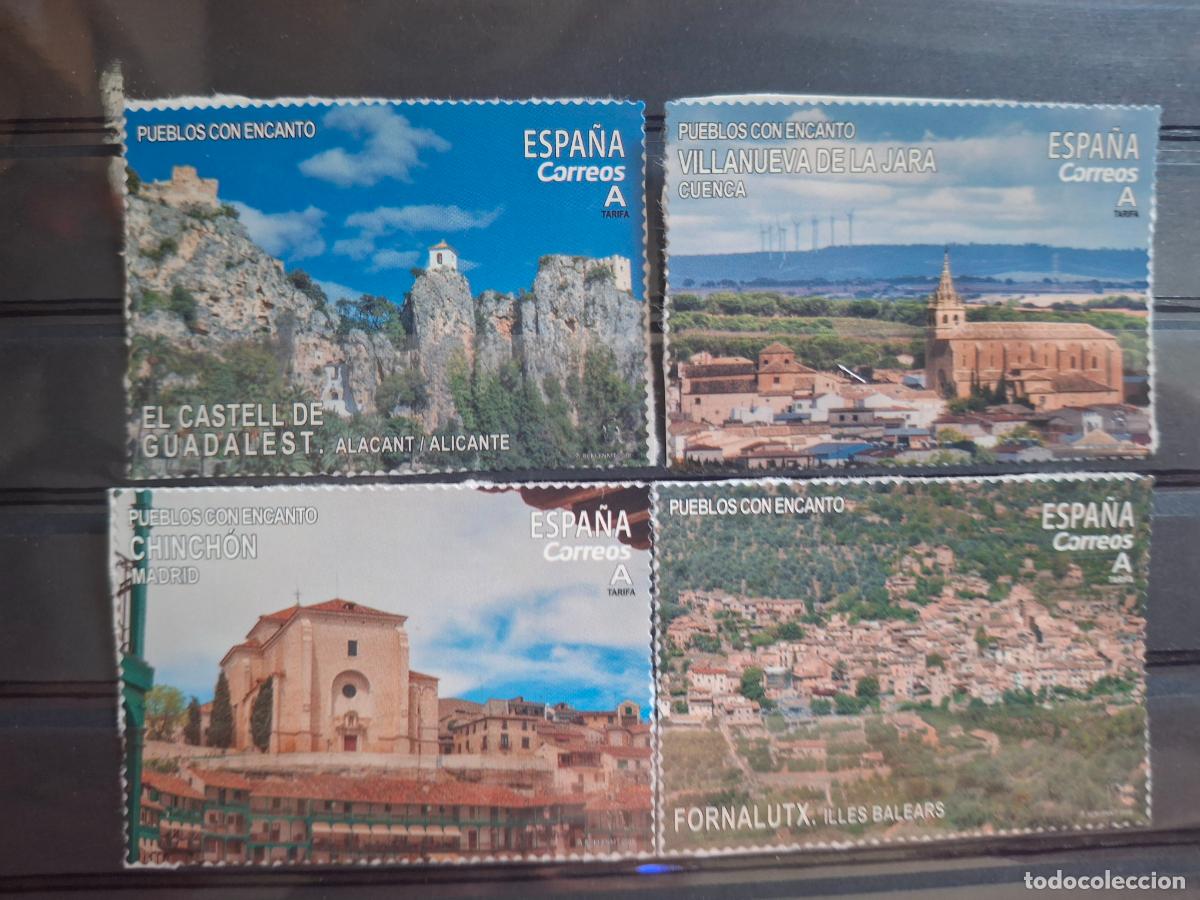 Briefmarken: Sellos hoja de los pueblos de Espa&ntilde;a 2018