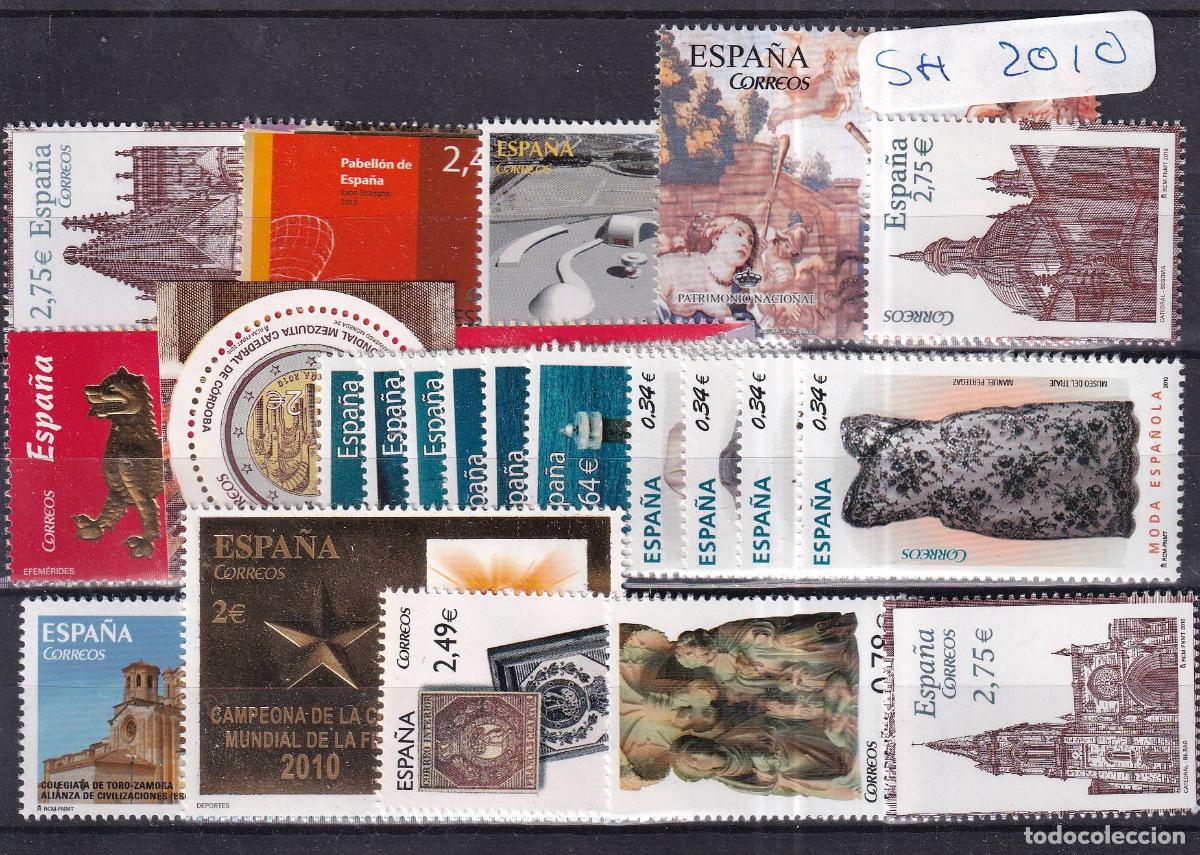 Briefmarken: Sellos de las Hojitas boque del a&ntilde;o 2010 completo facial 30,25&euro;
