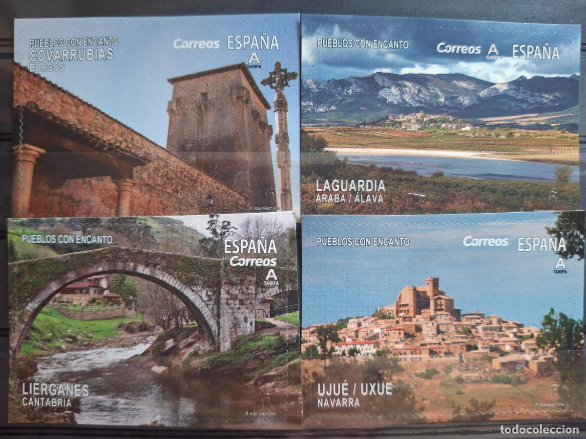 Stamps: Sellos hoja de los pueblos de Espa&ntilde;a 2019
