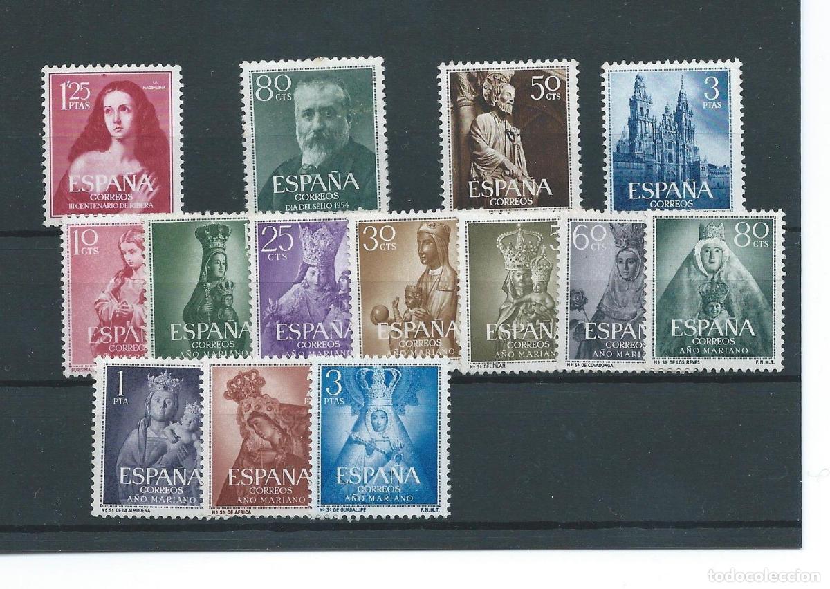 Stamps: Oferta sellos a&ntilde;o 1954 completo y nuevo sin fijasello