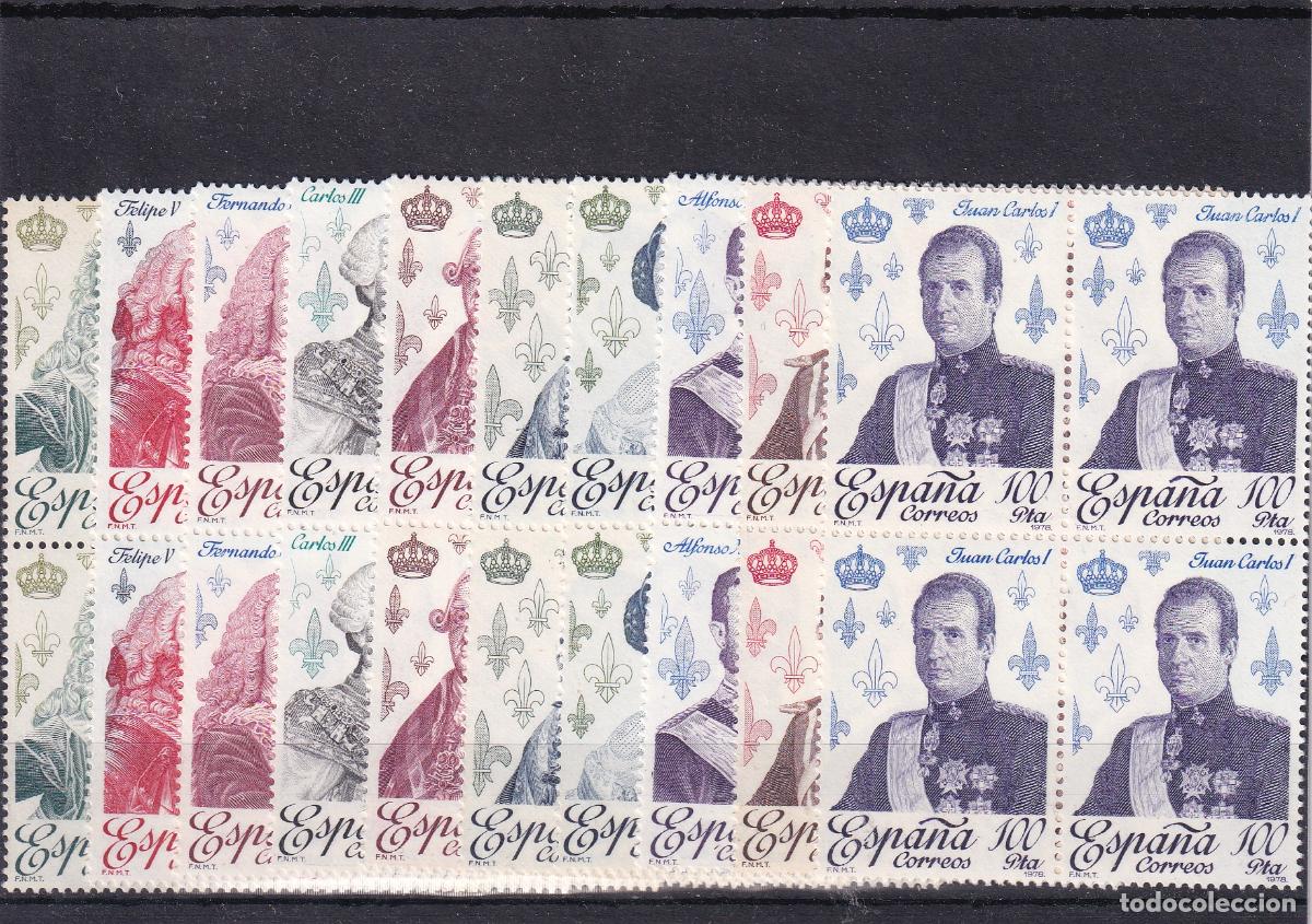 Stamps: Sellos Espa&ntilde;a A&ntilde;o 1978 edifil 2496/05 en bloque de cuatro nuevo sin fijasello Valor cat. 14,00&euro;