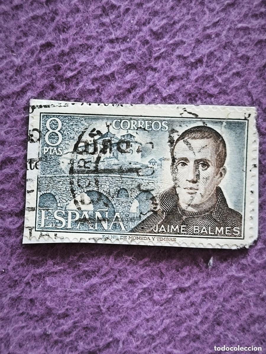 Stamps: Sello Espa&ntilde;a Correos 8 Ptas &ndash; Jaime Balmes, Fil&oacute;sofo Y Sacerdote (F.N.M.T.)