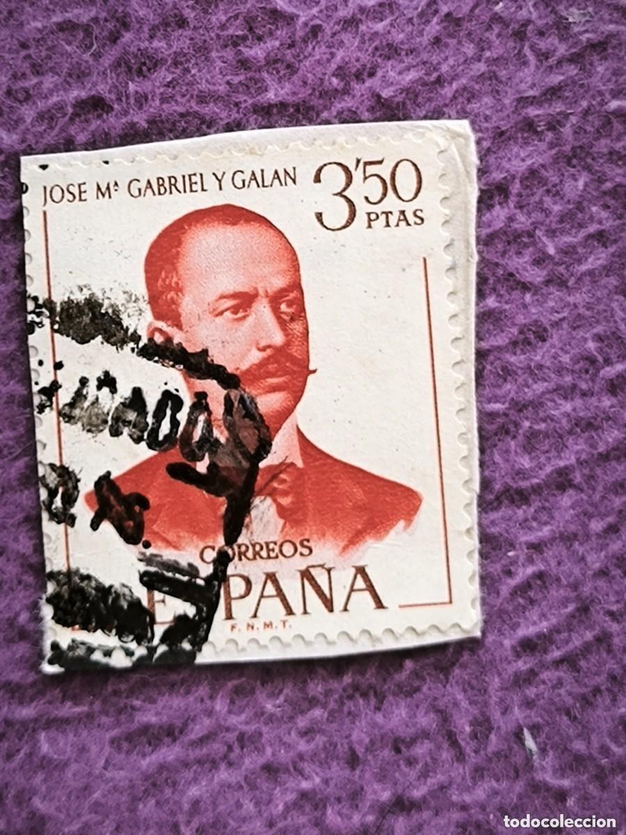 Francobolli: Sello Espa&ntilde;a Correos 3,50 Ptas &ndash; Jos&eacute; Mar&iacute;a Gabriel Y Gal&aacute;n (F.N.M.T.)