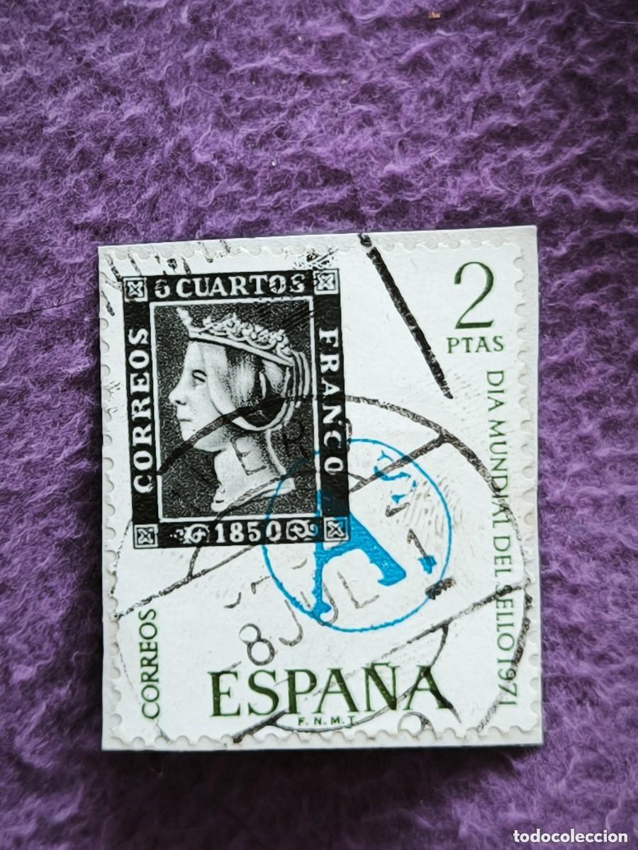Timbres: Sello Espa&ntilde;a D&iacute;a Mundial Del Sello 1971 2 Pesetas Isabel La Cat&oacute;lica Filatelia
