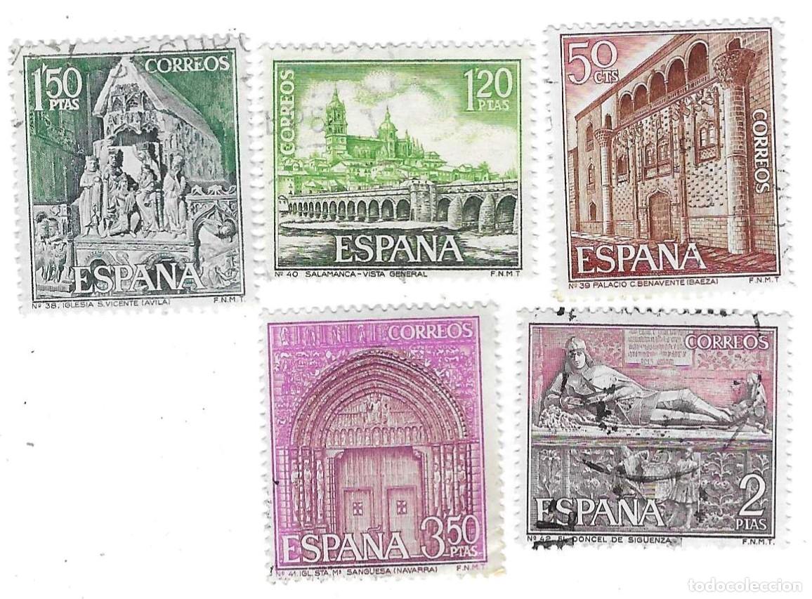 Sellos: Serie sellos usados Espa&ntilde;a. Edifil n&ordm; 1875-9. Serie Tur&iacute;stica. ref. 1u-1875-9