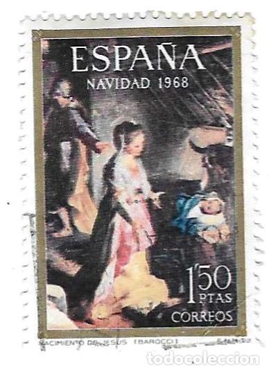 Sellos: Sello usado Espa&ntilde;a. Edifil n&ordm; 1897. Navidad. ref. 1u-1897
