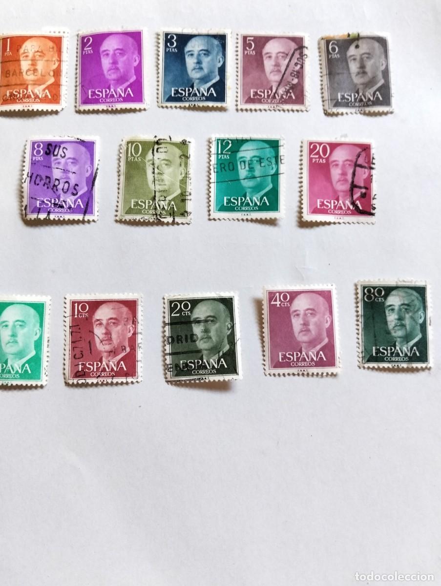 Sellos: Sellos de Franco de la d&eacute;cada de los 50