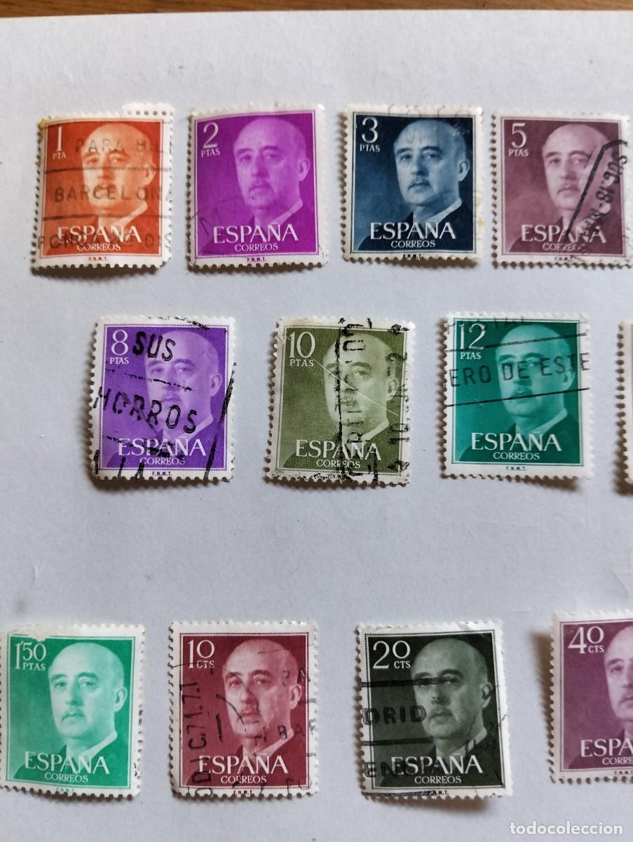 Sellos: Sellos de Franco de la d&eacute;cada de los 50 - Foto 2