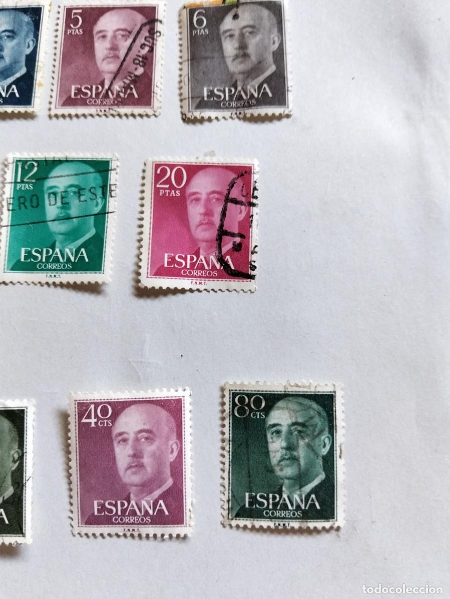 Sellos: Sellos de Franco de la d&eacute;cada de los 50 - Foto 3
