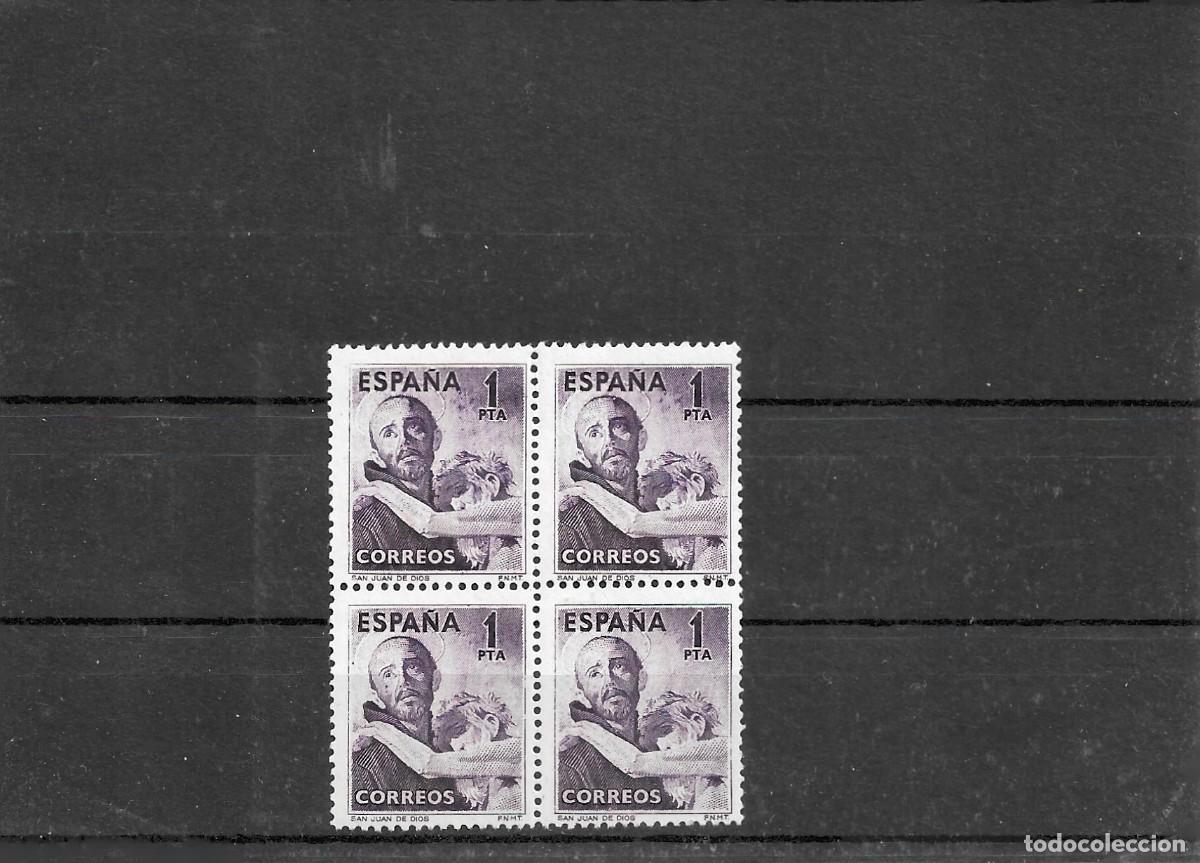 Selos: Sellos de Espa&ntilde;a A&ntilde;o 1950 San Juan de Dios Sellos nuevo** en bloque de 4 N&ordm; Edifil 1070