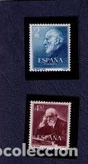 Francobolli: Sellos de Espa&ntilde;a A&ntilde;o 1952 Ram&oacute;n y Cajal y Ferr&aacute;n Sellos nuevos** Edifil 1119/20