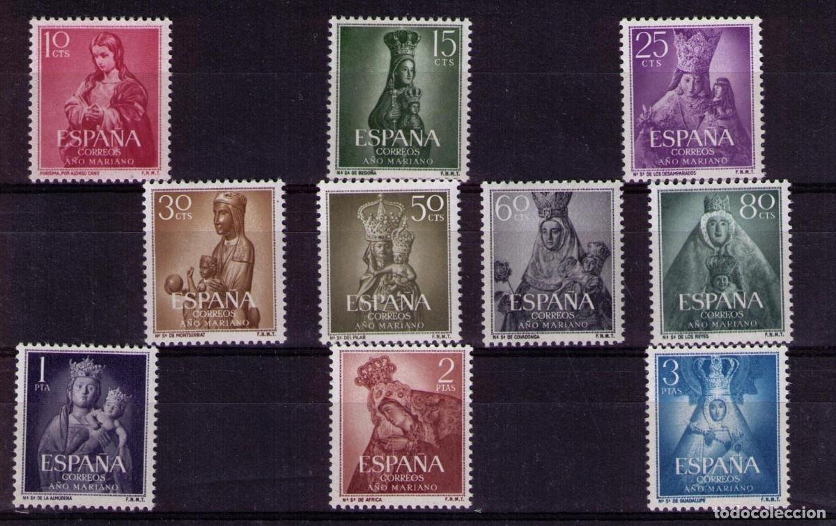 Francobolli: Sellos de Espa&ntilde;a A&ntilde;o 1954 A&ntilde;o completo Sellos nuevos** N&ordm; Edifil 1129/1142
