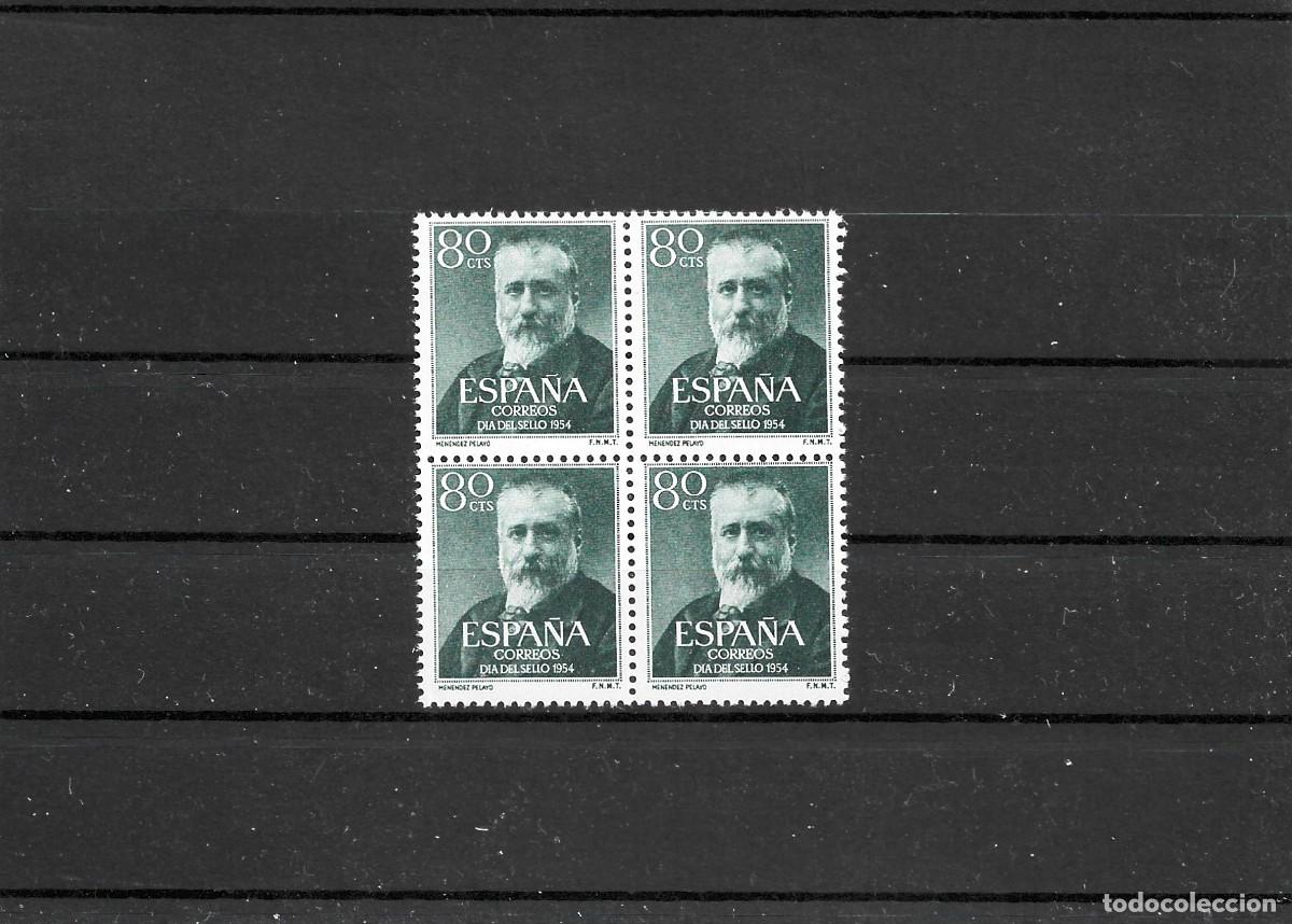Selos: Sellos de Espa&ntilde;a A&ntilde;o 1954 Men&eacute;ndez y Pidal Sellos nuevos** en bloque de 4 N&ordm; Edifil 1142