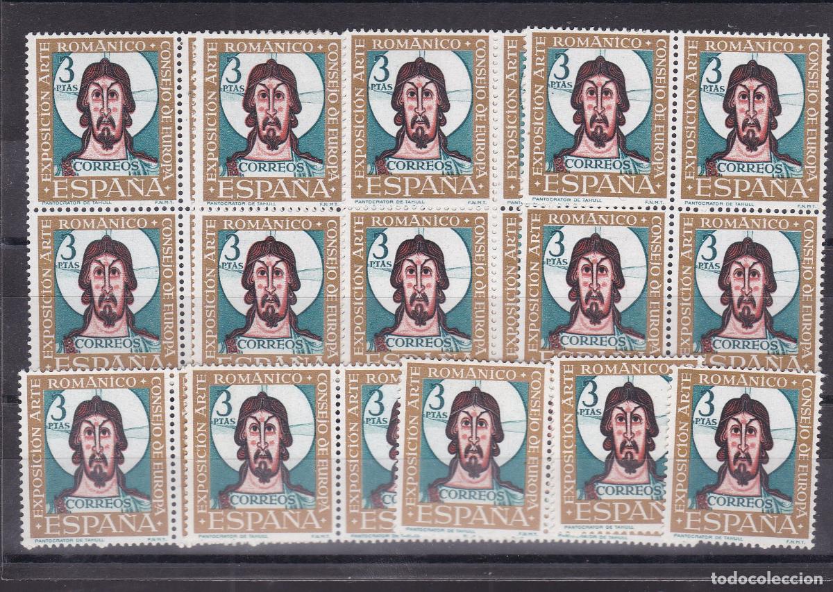 Sellos: FC-30- ROMANICAS Edifil 1365/68 x 25 Series Nuevas ** Sin Fijasellos . LUJO