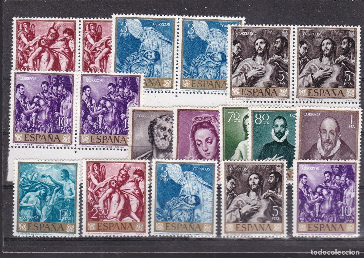 Sellos: FC-159- GRECO Edifil 1330/39 x 3 Series Nuevas ** Sin Fijasellos . LUJO