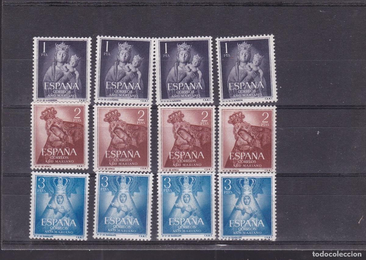 Sellos: FC-7- VIRGENES Edifil 1132/41 x 4 Series Nuevas ** Sin Fijasellos . LUJO
