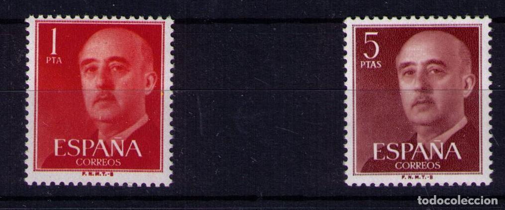 Stamps: Sellos de Espa&ntilde;a A&ntilde;o 1960 General Franco Sellos nuevos** N&ordm; Edifil 1290/91