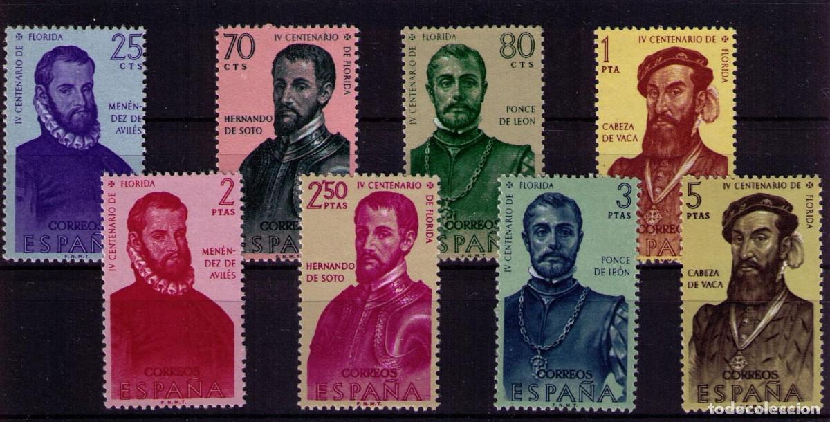 Francobolli: Sellos de Espa&ntilde;a A&ntilde;o 1960 Forjadores de Am&eacute;rica Sellos nuevos** N&ordm; Edifil 1298/05