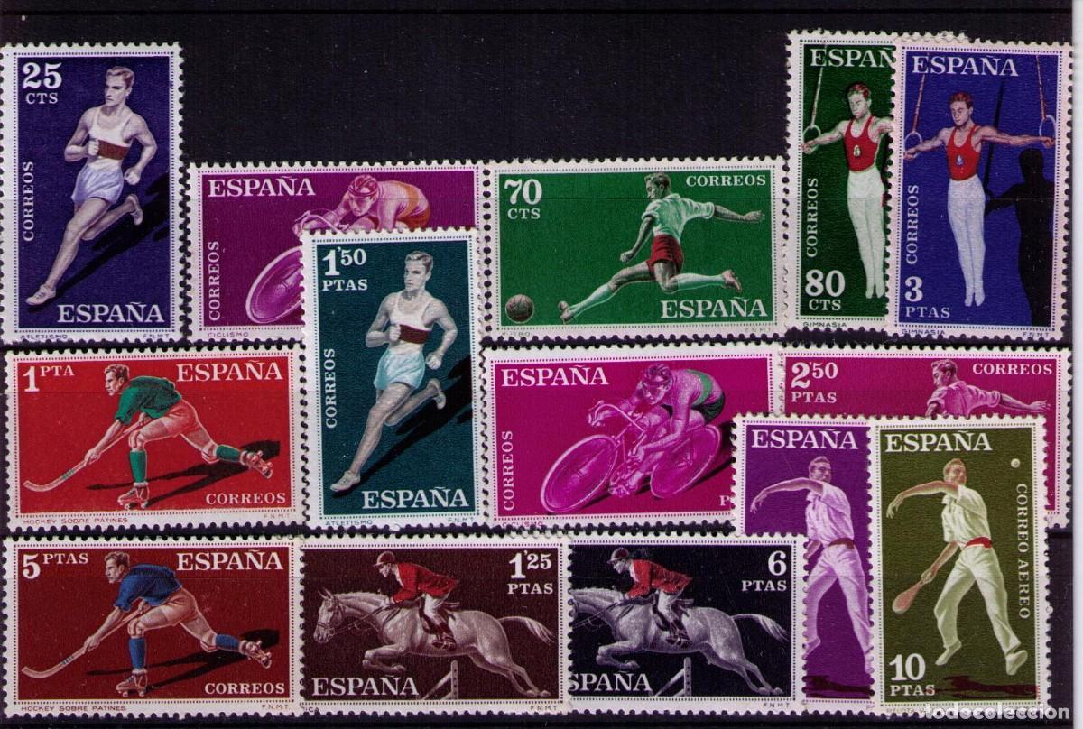Francobolli: Sellos de Espa&ntilde;a A&ntilde;o 1960 Deportes Sellos nuevos** N&ordm; Edifil 1306/19