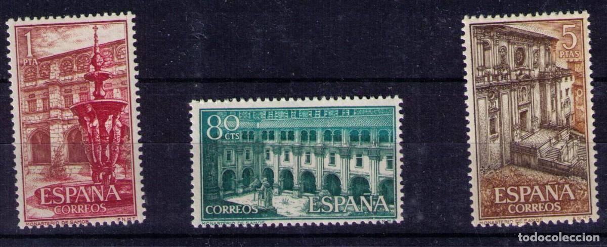 Francobolli: Sellos de Espa&ntilde;a A&ntilde;o 1960 Monasterio de Samos nuevos** N&ordm; Edifil 1322/25
