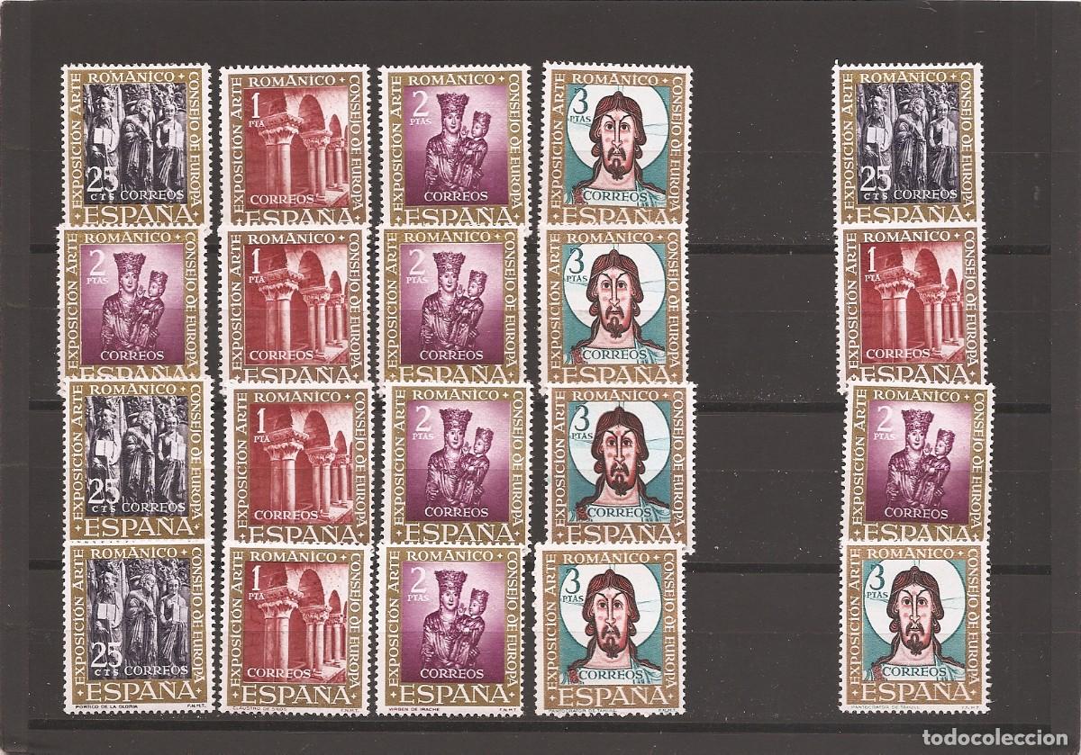 Stamps: Sellos de Espa&ntilde;a A&ntilde;o 1961 Arte Rom&aacute;nico Sellos nuevos** 5 series completas