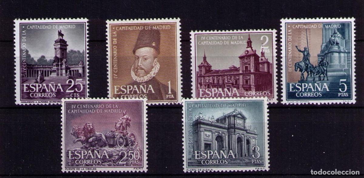 Stamps: Sellos de Espa&ntilde;a A&ntilde;o 1961 Capitalidad de Madrid Sellos nuevos** N&ordm; Edifil 1388/93