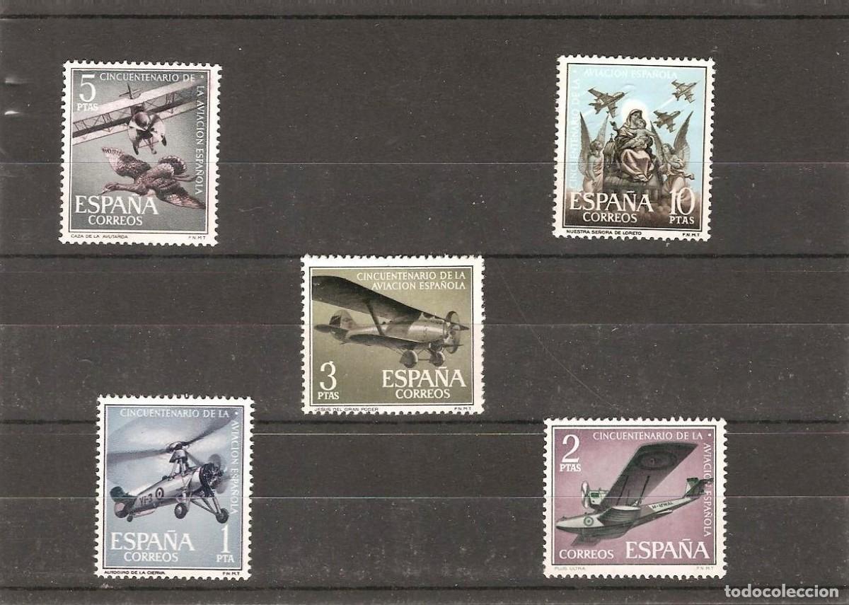 Timbres: Sellos de Espa&ntilde;a A&ntilde;o 1961 L Aniversario Aviaci&oacute;n Espa&ntilde;ola Sellos nuevos** N&ordm; Edifil 1401/05