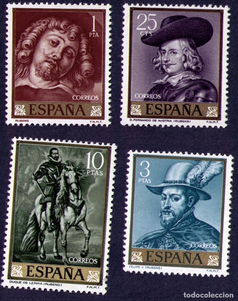 Selos: Sellos de Espa&ntilde;a A&ntilde;o 1962 Pintor Rubens Sellos nuevos** N&ordm; Edifil 1434/37