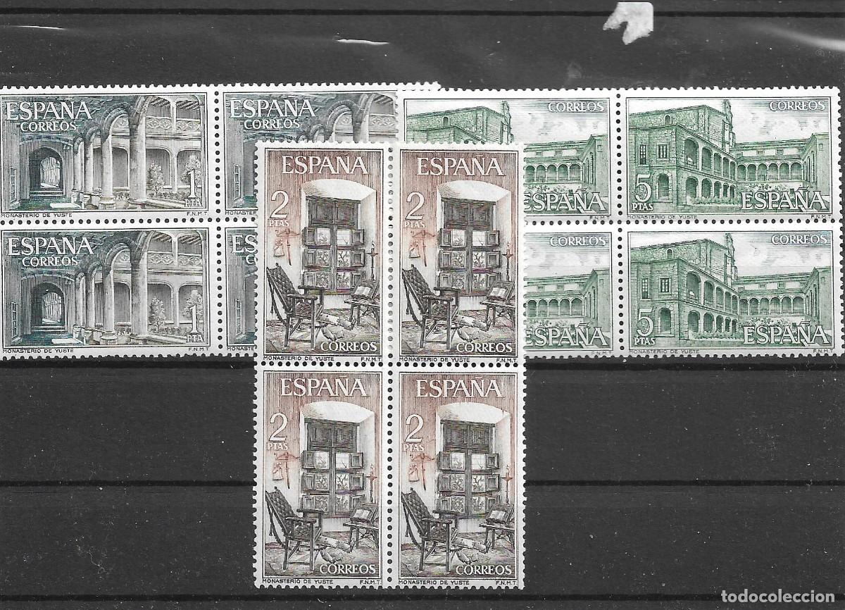 Stamps: Sellos de Espa&ntilde;a A&ntilde;o 1964 Monasterio Santa Mar&iacute;a de Huerta Sellos nuevos** en bloque de 4 N&ordm; 1563/6