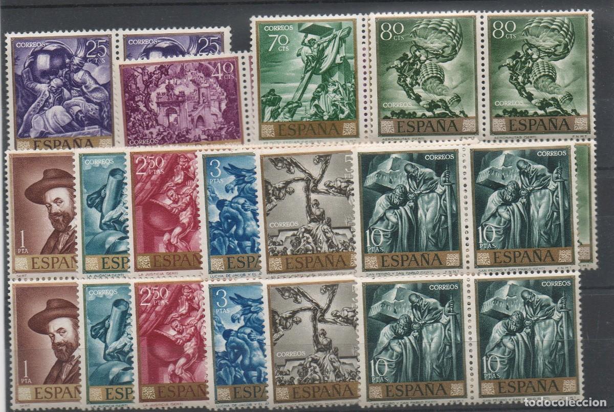 Stamps: Sellos de Espa&ntilde;a A&ntilde;o 1966 Pintor Sert Sellos nuevos** en bloque de 4 N&ordm; Edifil 1710/19