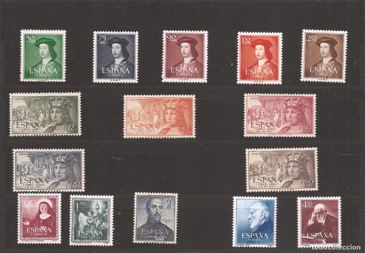 Briefmarken: Sellos de Espa&ntilde;a A&ntilde;o 1952 A&ntilde;o completo Sellos nuevos** N&ordm; Edifil 1106/1123 Valor Cat&aacute;lalogo 180 &euro;