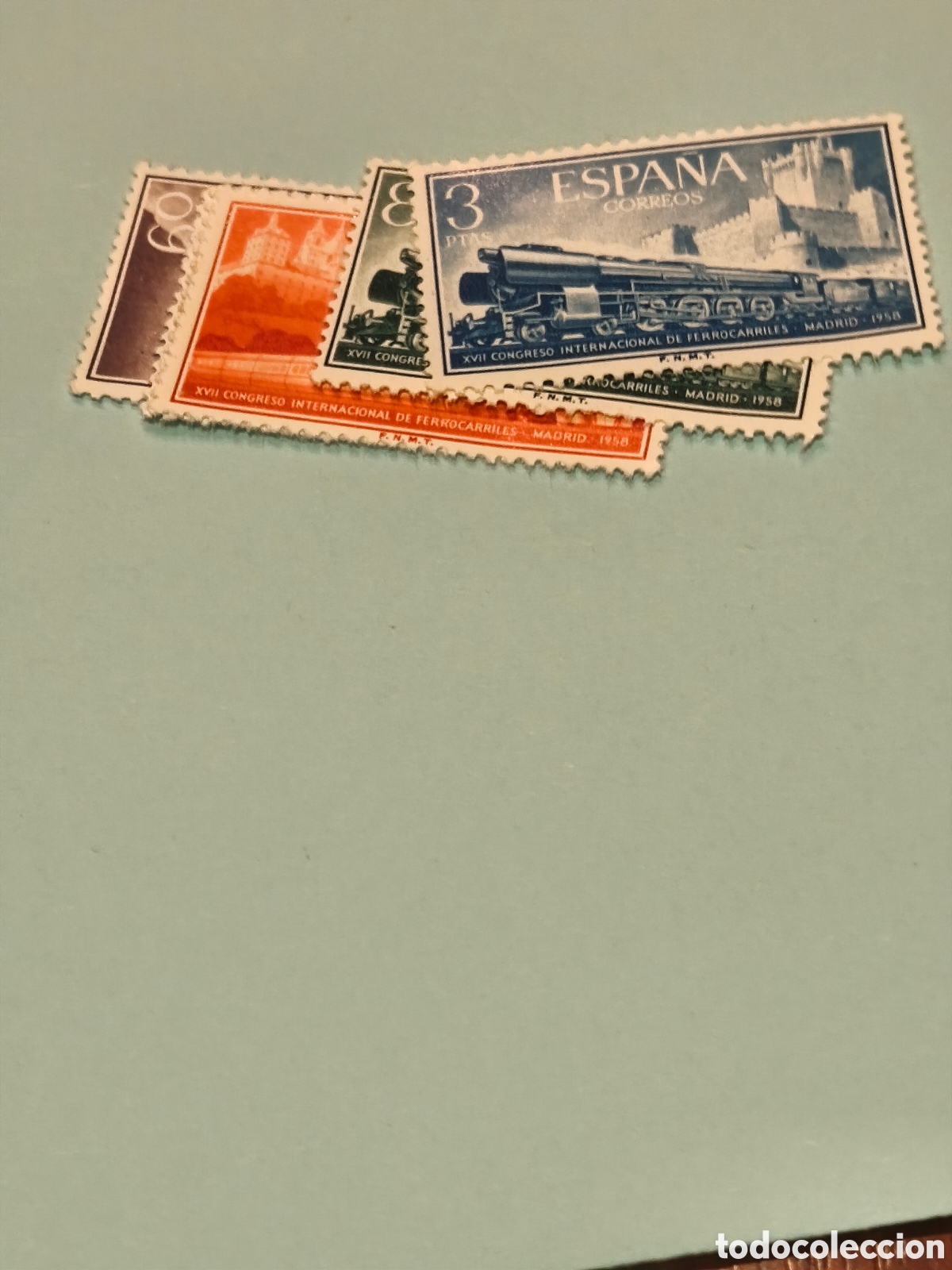 Timbres: Serie completa ferrocarriles nueva con goma** impecable ver