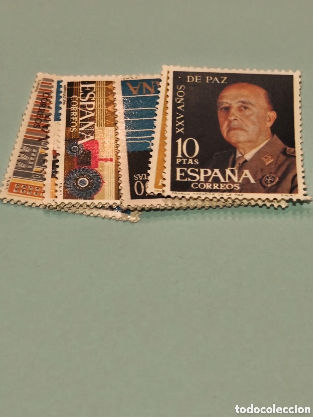 Stamps: Serie completa de Espa&ntilde;a nueva con su goma** impecable xxv a&ntilde;os paz ver